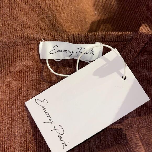 Brown Bodycon Mini Dress L - Picture 5 of 5